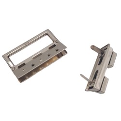 Angel Çanta Aksesuar Gümüş Renk 5.3x3.5 cm Kilit No:87 - 4