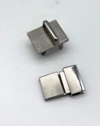 Angel Çanta Aksesuar Gümüş Renk Kilit No:88 - 2