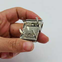 Angel Çanta Aksesuar Gümüş Renk Kilit No:88 - 3