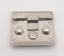 Angel Çanta Aksesuar Gümüş Renk Vidalı Çanta Kilidi - Angel Çanta Aksesuar