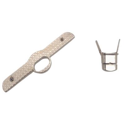 Angel Çanta Aksesuar Kilitli Kapak Aparatı No:2 Gümüş Renk - 3