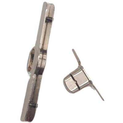 Angel Çanta Aksesuar Kilitli Kapak Aparatı No:2 Gümüş Renk - 5