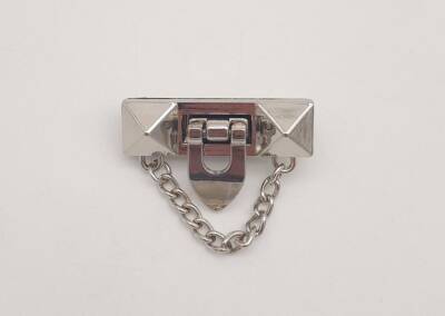 Angel Çanta Aksesuar Zincirli Gümüş Kilit - 1