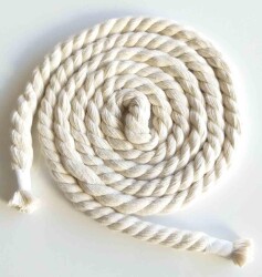Angel Çanta Aksesuar 15 Mm Pamuk Halat Makreme İpi 1 Metre - Angel Çanta Aksesuar