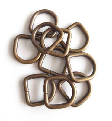 Angel Çanta Aksesuar 10Lu Antik Renk 2 Cm D Halka - 1