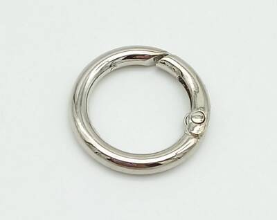 Angel Çanta Aksesuar 2 Cm Gümüş Yaylı Halka 1 Adet - 1