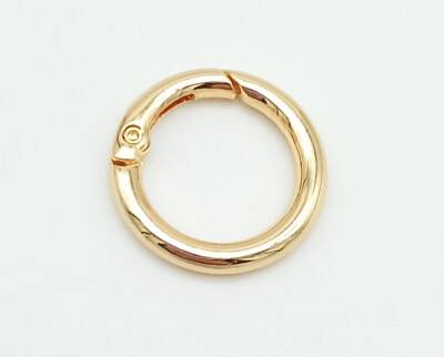 Angel Çanta Aksesuar 2 Cm Light Gold Yaylı Halka 1 Adet - 1