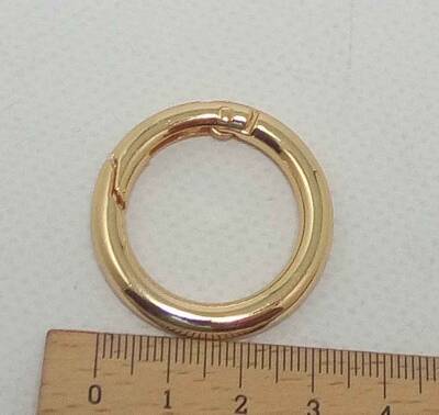 Angel Çanta Aksesuar 2.5 Cm Gold Yaylı Halka - 1