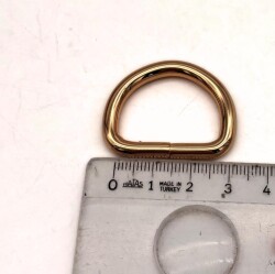 Angel Çanta Aksesuar 3 cm Light Gold Renk Çift D Halka - 2