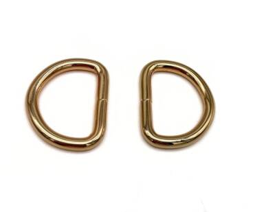 Angel Çanta Aksesuar 3 cm Light Gold Renk Çift D Halka - 1