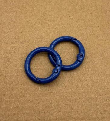 Angel Çanta Aksesuar 2'li Mavi Renk 2 Cm Yaylı Halka - 1