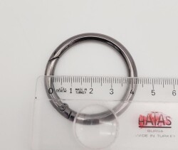 Angel Çanta Aksesuar 4 Cm Füme Yaylı Halka 1 Adet - 2