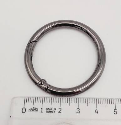 Angel Çanta Aksesuar 4 Cm Füme Yaylı Halka 1 Adet - 3