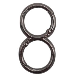 Angel Çanta Aksesuar 8 Model Füme Renk Yaylı Halka 1 Adet - Angel Çanta Aksesuar