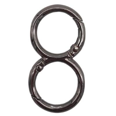 Angel Çanta Aksesuar 8 Model Füme Renk Yaylı Halka 1 Adet - 1