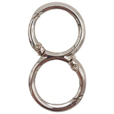 Angel Çanta Aksesuar 8 Model Gümüş Renk Yaylı Halka 1 Adet - 1