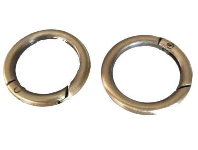 Angel Çanta Aksesuar Açık Antik Yaylı Halka 2'Li - 1