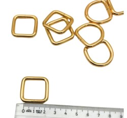 Angel Çanta Aksesuar Aksesuar Set 4 er Adet (Kanca, D Halka, Kare Halka, Mıknatıs) - 6