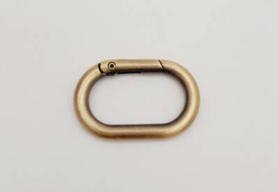 Angel Çanta Aksesuar Antik 3 cm Ovalize Yaylı Halka 1 Adet - 1