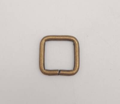 Angel Çanta Aksesuar Antik Renk 2 Cm Kare Halka - 1