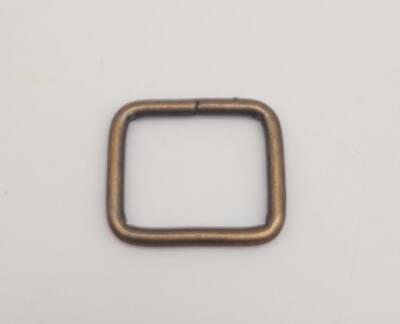 Angel Çanta Aksesuar Antik Renk 2.5X2 Cm Dikdörtgen Halka - 1