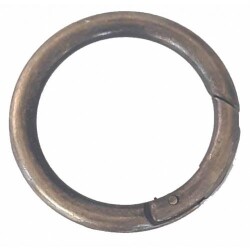 Angel Çanta Aksesuar Antik Renk 5 Cm Yaylı Halka - Angel Çanta Aksesuar