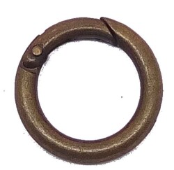 Angel Çanta Aksesuar Antik Renk Yaylı Halka - Angel Çanta Aksesuar