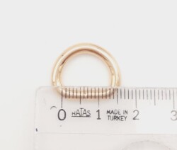 Angel Çanta Aksesuar D Halka 1.3 Cm Light Gold 1 Adet - 2