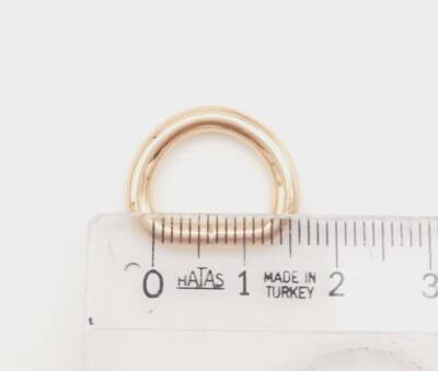 Angel Çanta Aksesuar D Halka 1.3 Cm Light Gold 1 Adet - 2