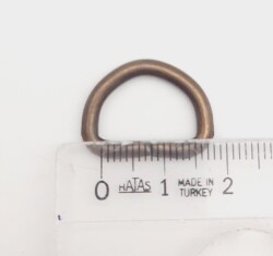 Angel Çanta Aksesuar D Halka 1.5 Cm Antik 1 Adet - 2