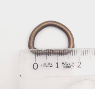Angel Çanta Aksesuar D Halka 1.5 Cm Antik 1 Adet - 2