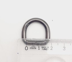 Angel Çanta Aksesuar D Halka 1.5 Cm Füme 1 Adet - 2