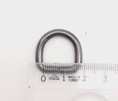 Angel Çanta Aksesuar D Halka 1.5 Cm Füme 1 Adet - 2