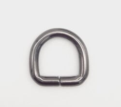 Angel Çanta Aksesuar D Halka 1.5 Cm Füme 1 Adet - Angel Çanta Aksesuar