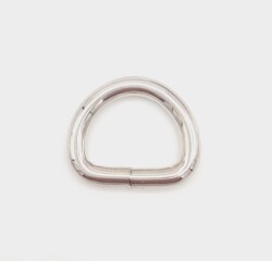 Angel Çanta Aksesuar D Halka 1.5 Cm Gümüş 1 Adet - Angel Çanta Aksesuar