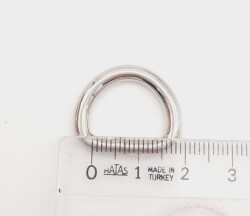Angel Çanta Aksesuar D Halka 1.5 Cm Gümüş 1 Adet - 2