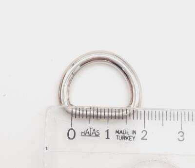 Angel Çanta Aksesuar D Halka 1.5 Cm Gümüş 1 Adet - 2