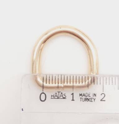 Angel Çanta Aksesuar D Halka 1.5 Cm Light Gold 1 Adet - 2