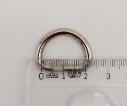 Angel Çanta Aksesuar D Halka 2 Cm Gümüş Renk 1 Adet - 3