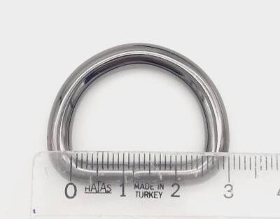 Angel Çanta Aksesuar D Halka 2.5 Cm Füme 1 Adet - 2