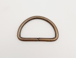 Angel Çanta Aksesuar D Halka 4 Cm Antik Renk 1 Adet - Angel Çanta Aksesuar