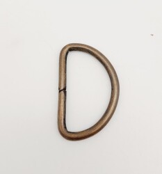 Angel Çanta Aksesuar D Halka 4 Cm Antik Renk 1 Adet - 2