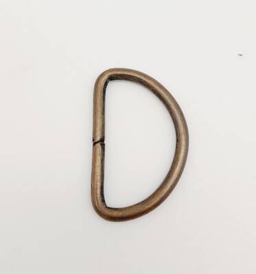 Angel Çanta Aksesuar D Halka 4 Cm Antik Renk 1 Adet - 2