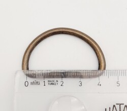 Angel Çanta Aksesuar D Halka 4 Cm Antik Renk 1 Adet - 3