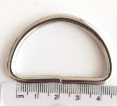 Angel Çanta Aksesuar D Halka 4 Cm Gümüş - 1