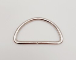 Angel Çanta Aksesuar D Halka 5 Cm Gümüş Renk 1 Adet - Angel Çanta Aksesuar