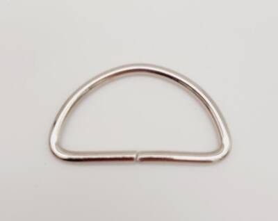 Angel Çanta Aksesuar D Halka 5 Cm Gümüş Renk 1 Adet - 1