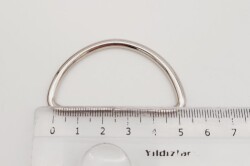 Angel Çanta Aksesuar D Halka 5 Cm Gümüş Renk 1 Adet - 2