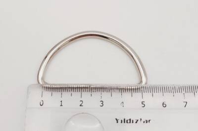 Angel Çanta Aksesuar D Halka 5 Cm Gümüş Renk 1 Adet - 2