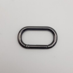 Angel Çanta Aksesuar Füme Büyük Boy Ovalize Yaylı Halka 1 Adet - 1